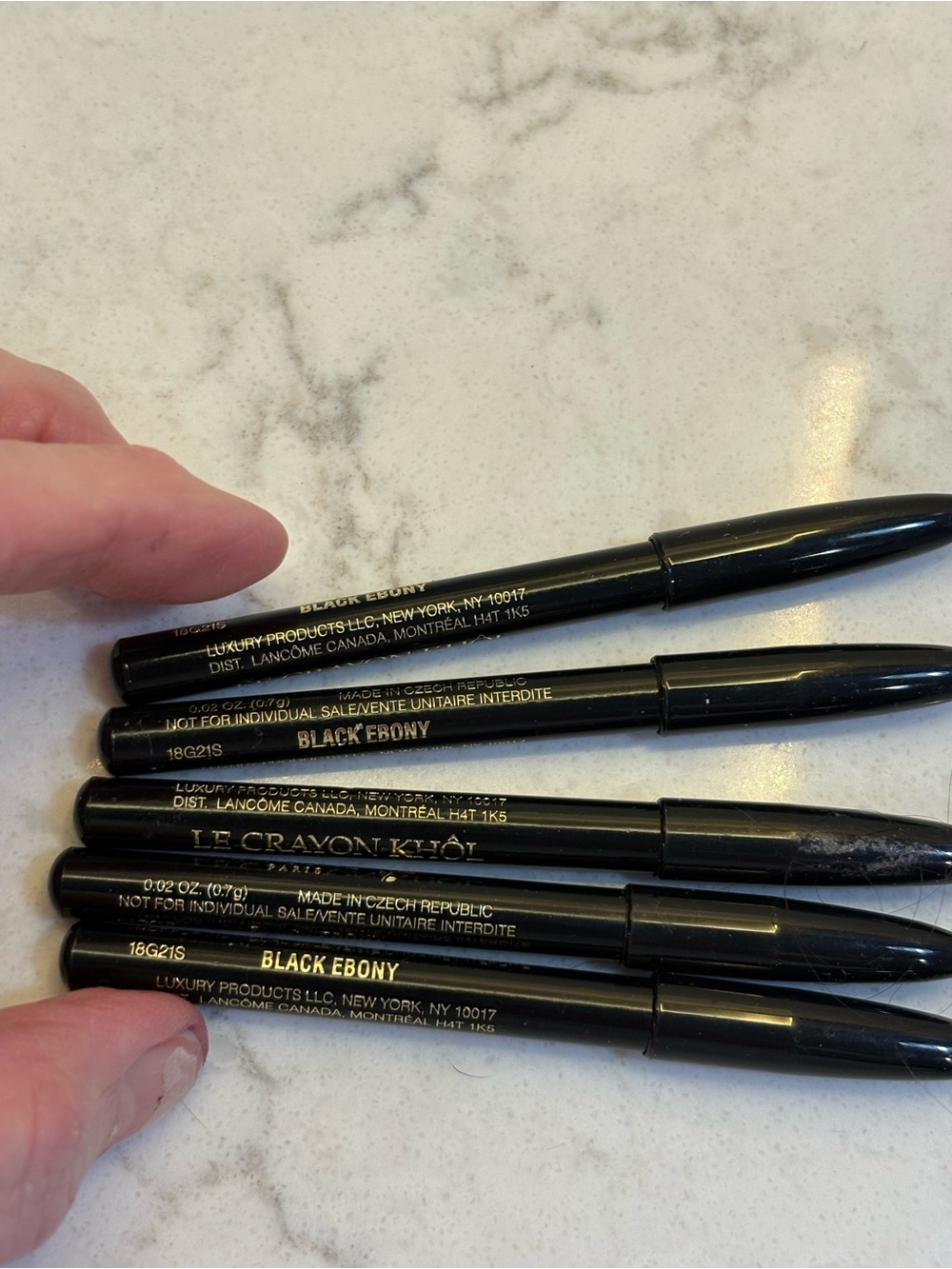 Lancôme Le Crayon Khôl Eyeliner Pencil — Black Ebony 5 new unused